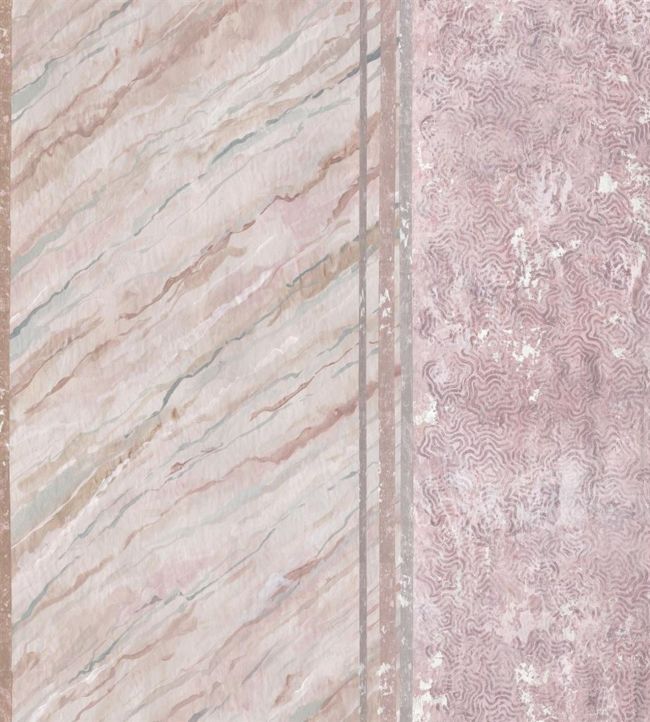 Foscari Fresco scene 2 Wallpaper - Pink