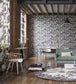 Pahari Room Wallpaper - Gray