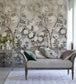 Fleur Orientale Room Wallpaper - Pink