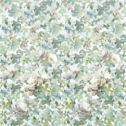 Thelmas Garden Celadon Wallpaper - Green