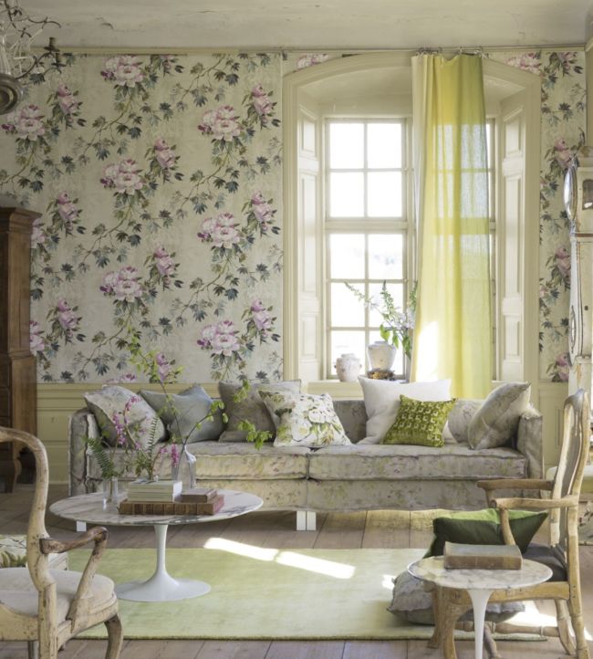 Floreale Room Wallpaper 2 - Multicolor