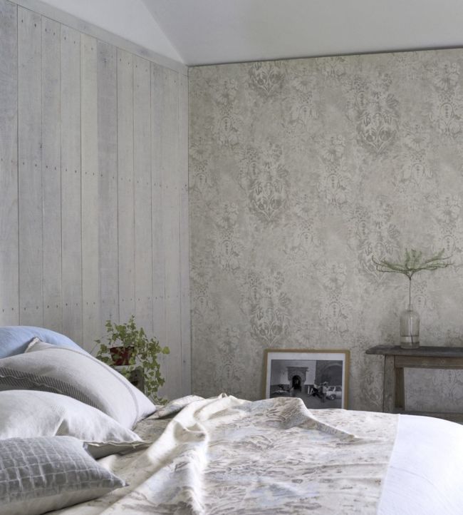 Gessetto Room Wallpaper 2 - Gray