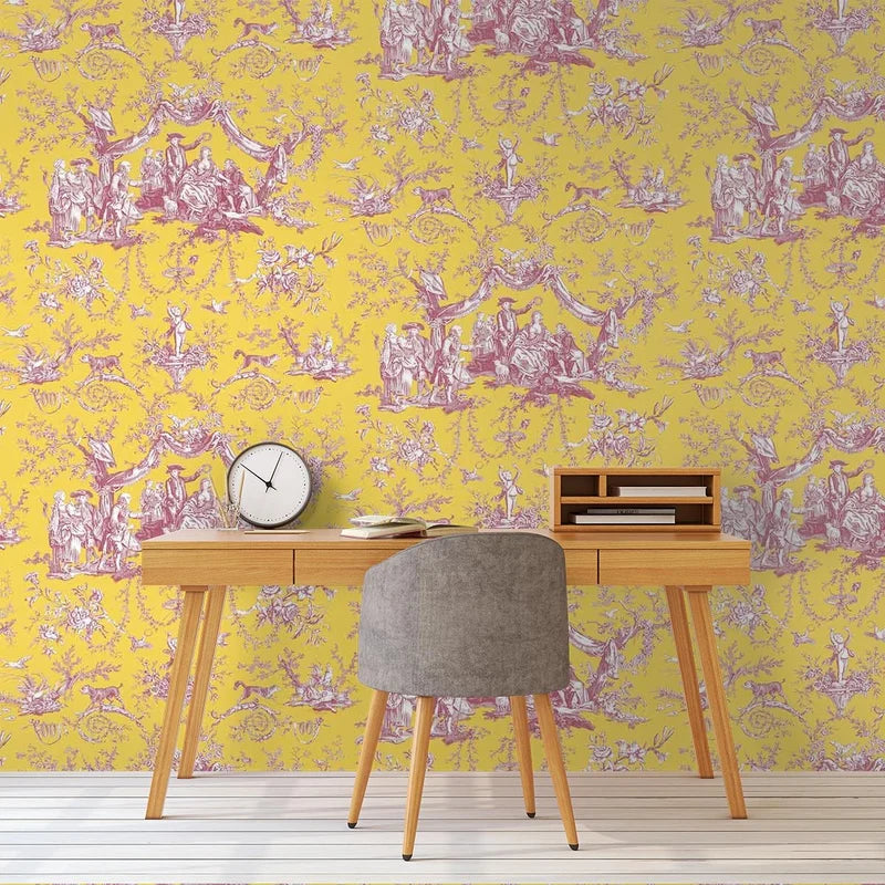 Greuze Room Wallpaper - Gold
