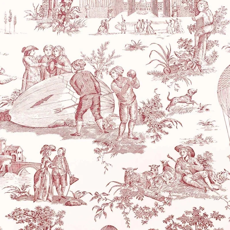 Ballon de Gonesse Wallpaper - Pink