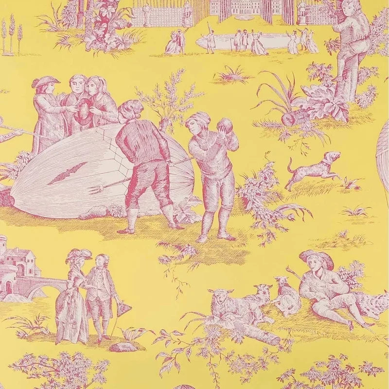 Ballon de Gonesse Wallpaper - Yellow