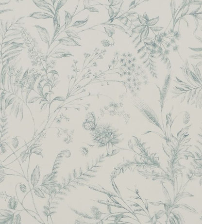 Fern Toile Wallpaper - Teal - Ralph Lauren