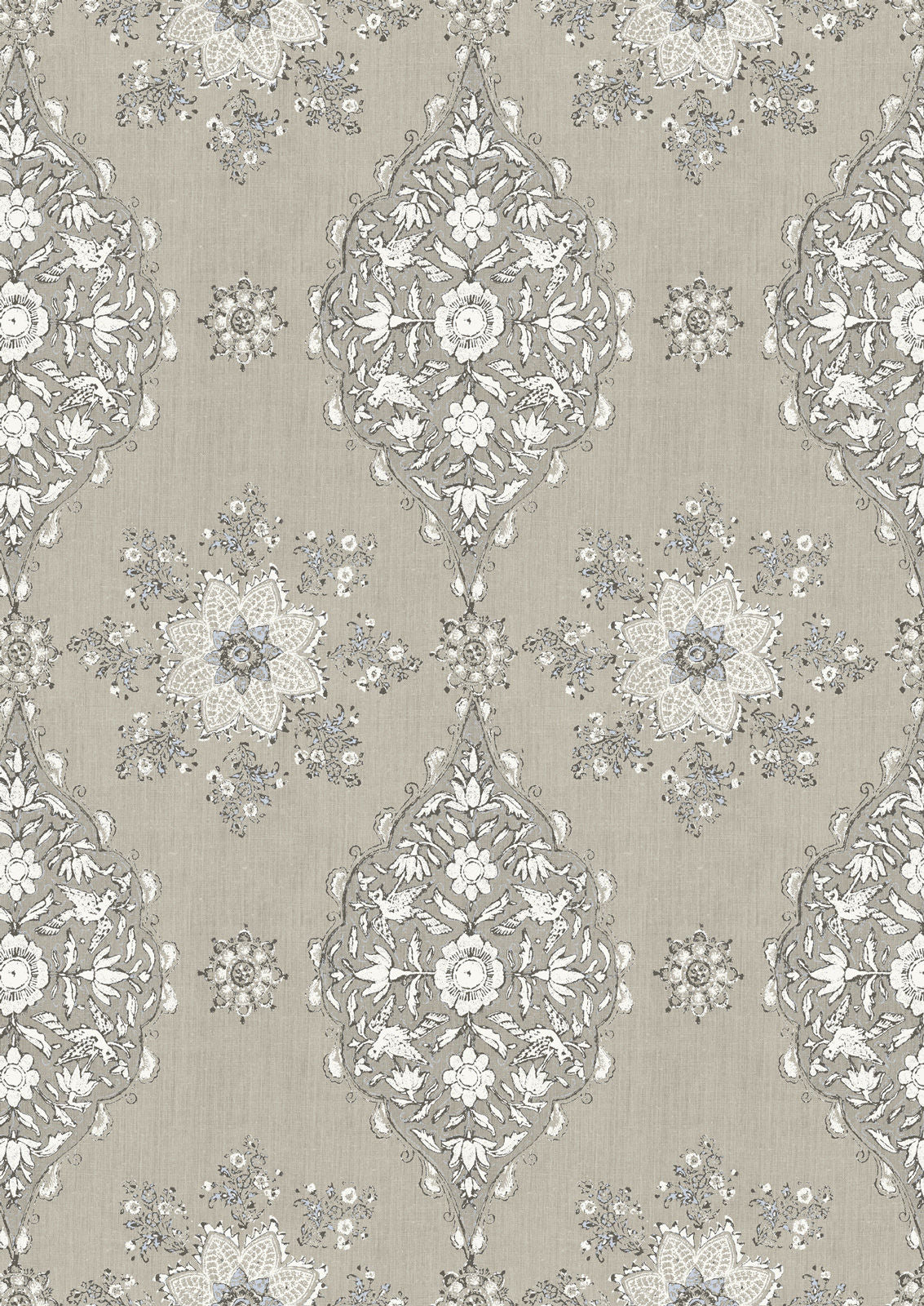 Pashmina Wallpaper - Gray - Lewis & Wood