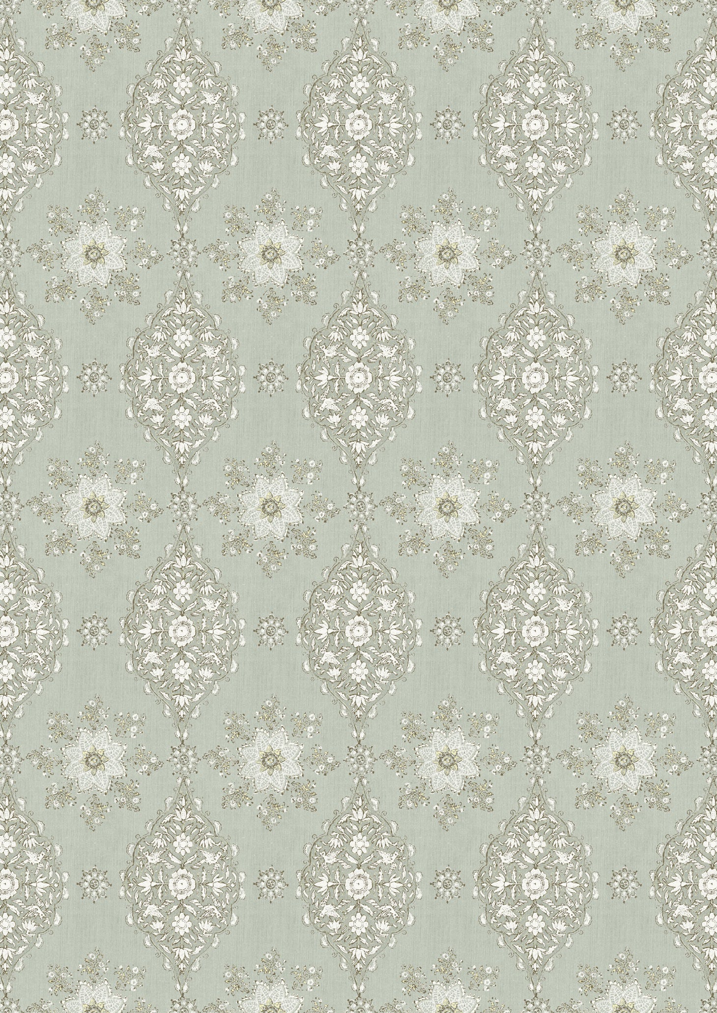 Pashmina Wallpaper - Green - Lewis & Wood