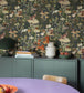 Wildlife Creek Nursey Room Wallpaper 3 - Green