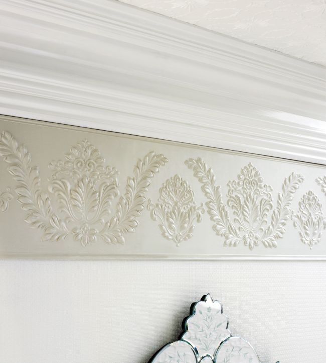Francesa Frieze Room Wallpaper - Cream