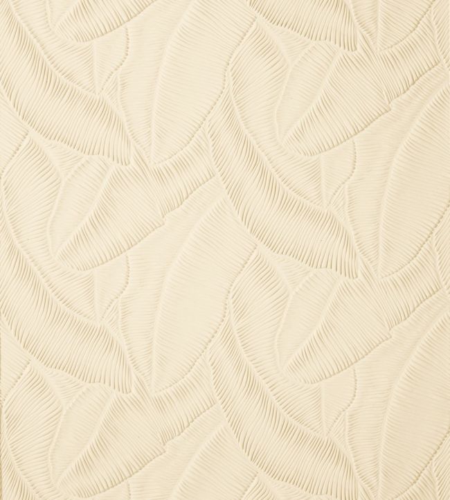Tropical Leaf Wallpaper - Cream