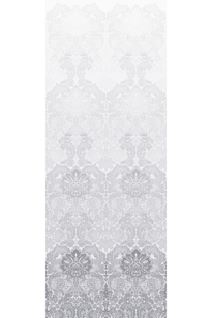 Disappearing Damask Superwide Wallpaper - Gray