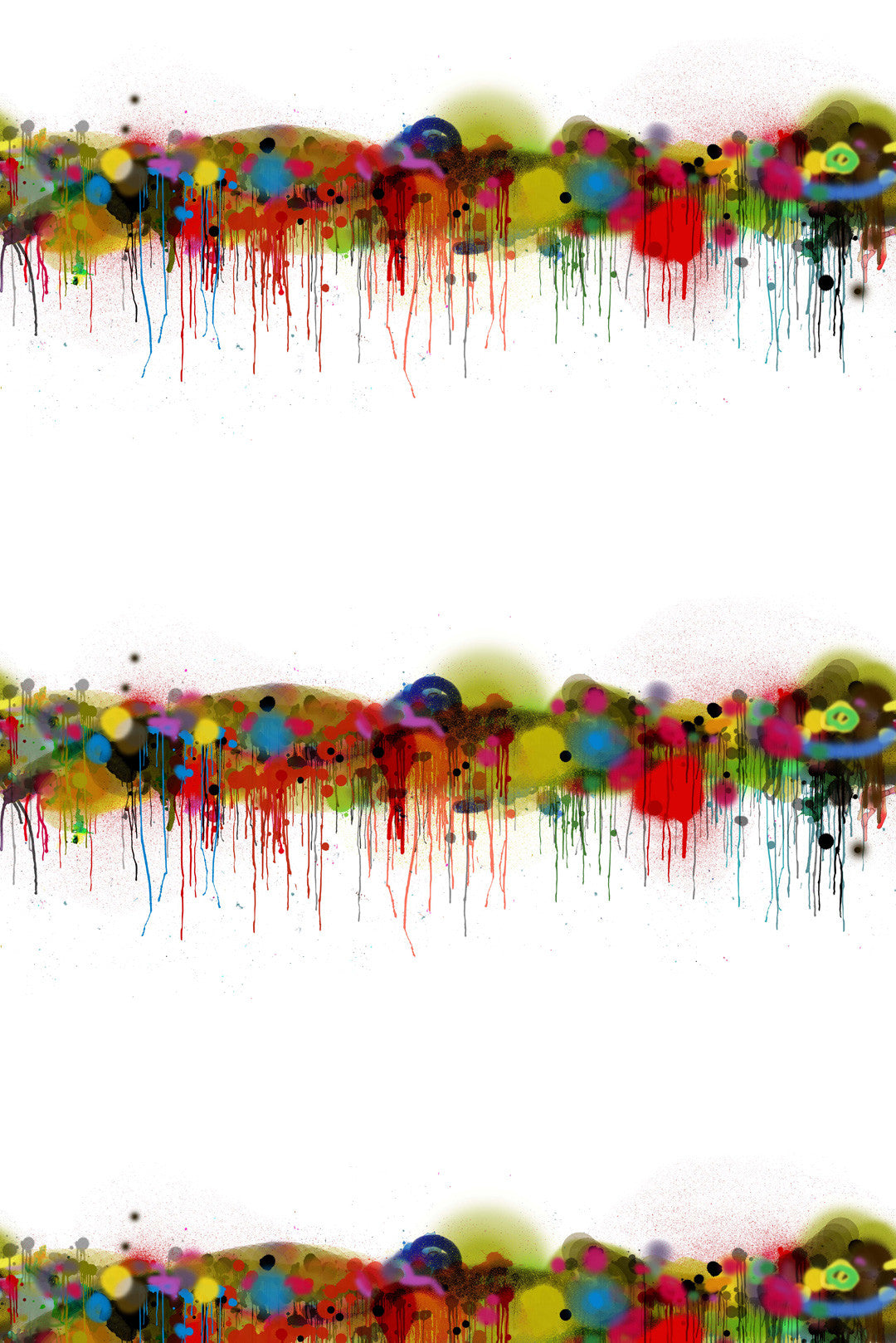 Graffiti Horizon Wallpaper - Multicolor