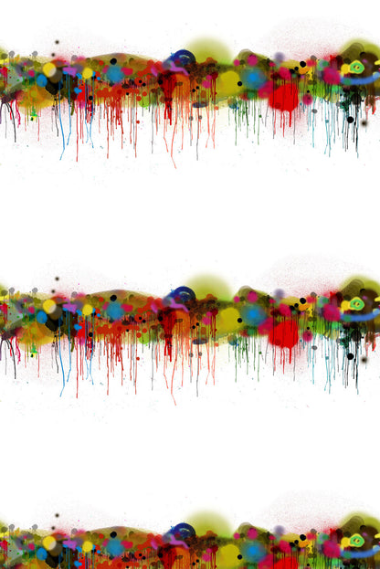 Graffiti Horizon Wallpaper - Multicolor