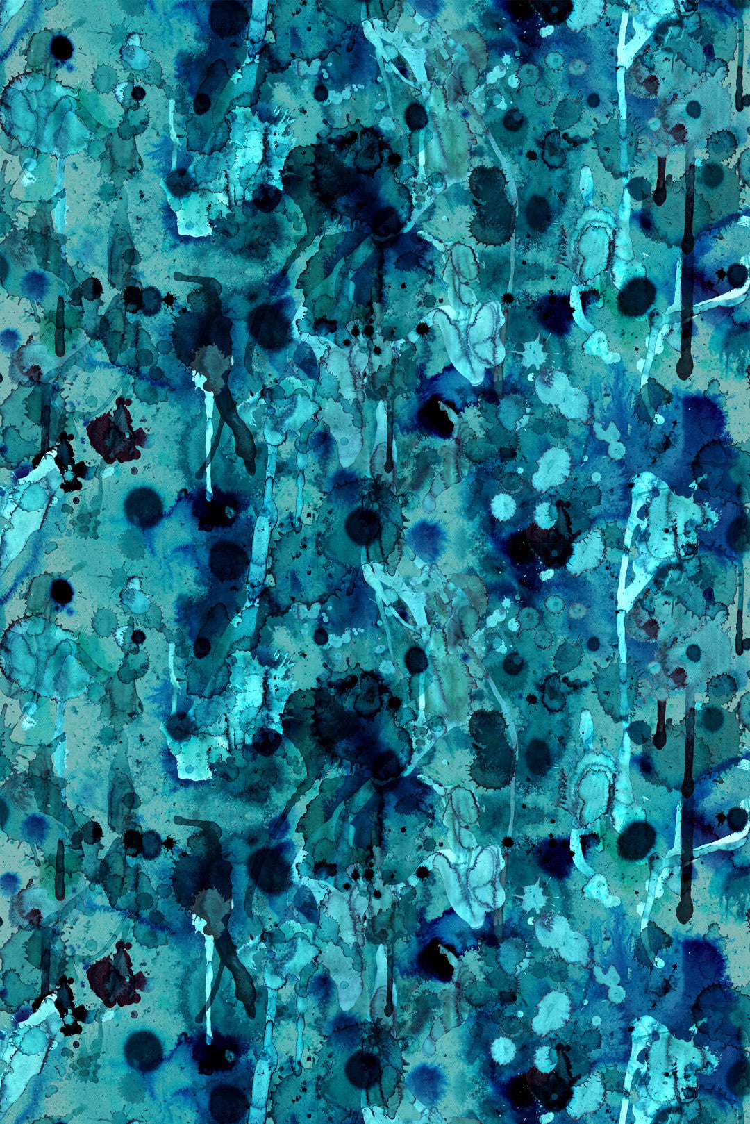 Storm Blotch Superwide Wallpaper - Blue
