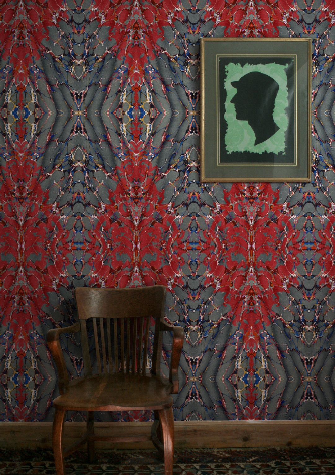 Ex Libris Room Wallpaper 2 - Multicolor