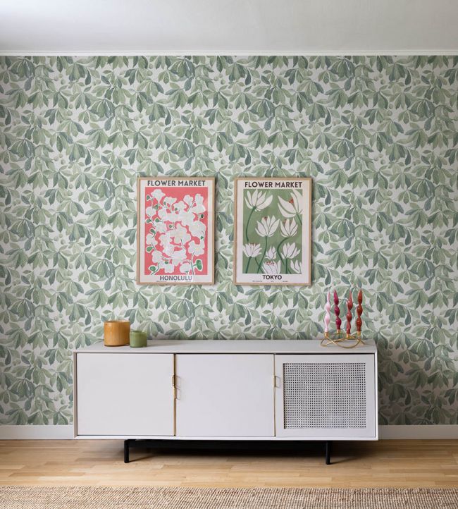 Kersti Room Wallpaper 2 - Green