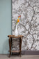 Golden Oriole Superwide Room Wallpaper - Gray