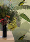 Merian Palm Superwide Room Wallpaper - Green