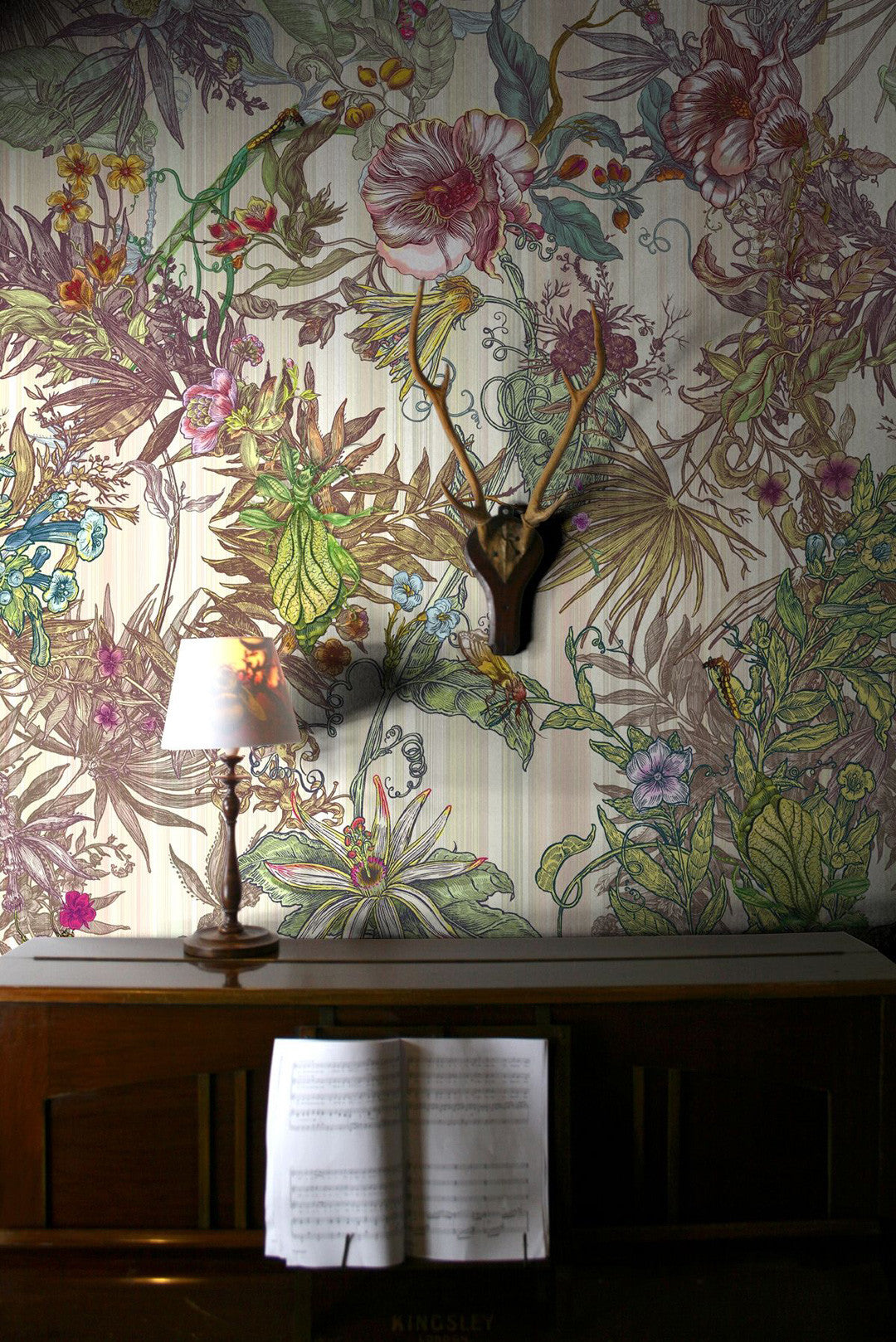 Opera Botanica Superwide Room Wallpaper 2 - Green