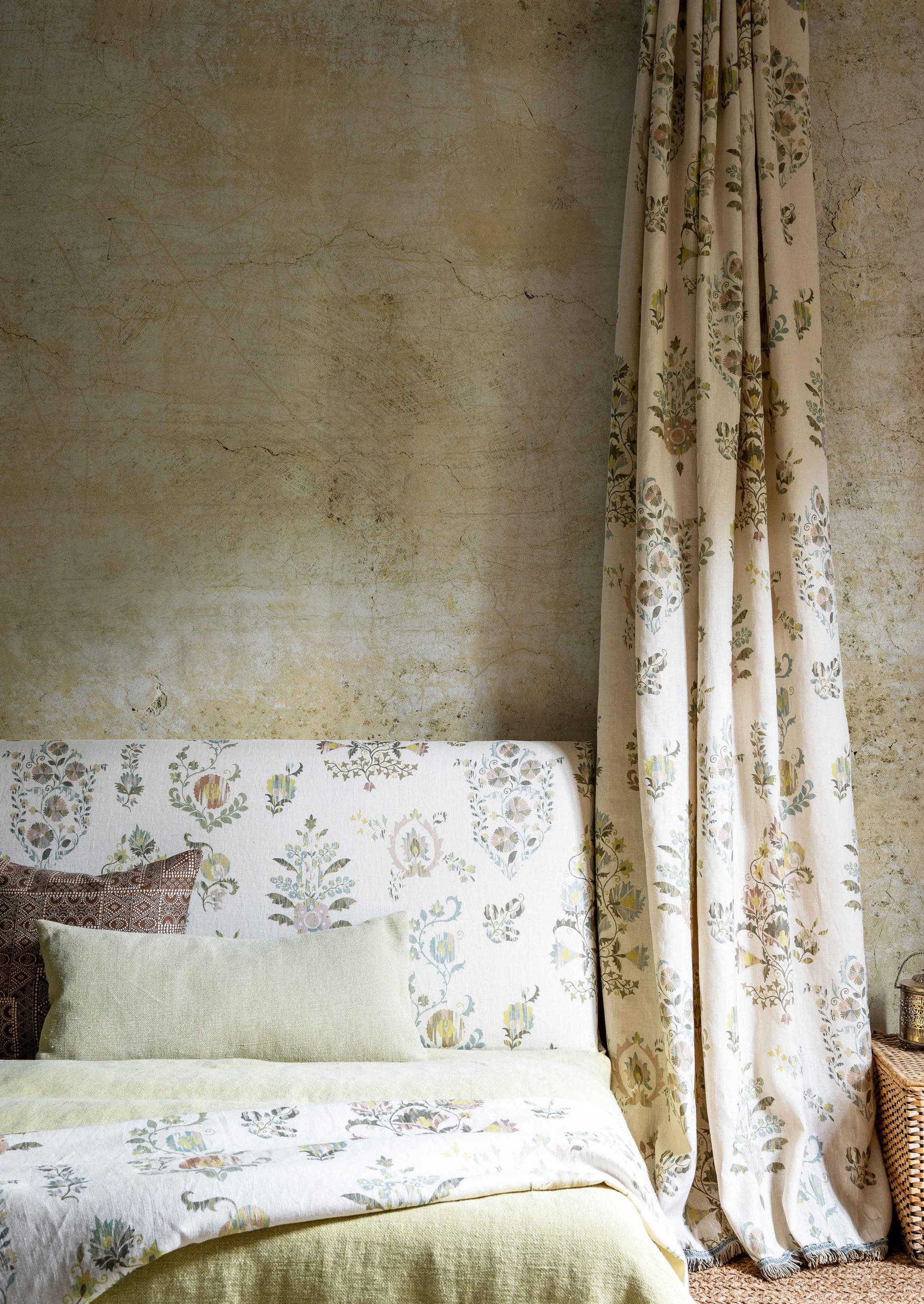 Sicilia Fabric - Yellow - Lewis & Wood