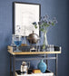 Golden Sachon Basket Room Wallpaper 2 - Blue