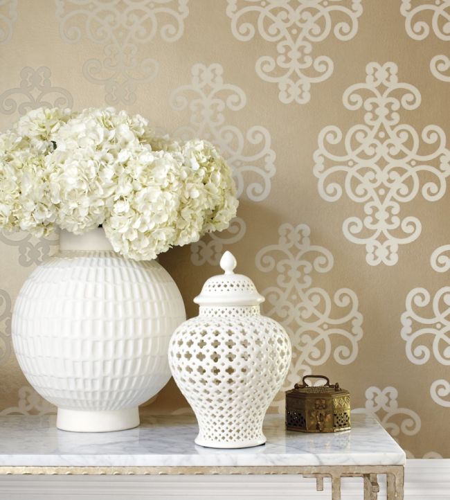 Caballo Room Wallpaper  -  Gold