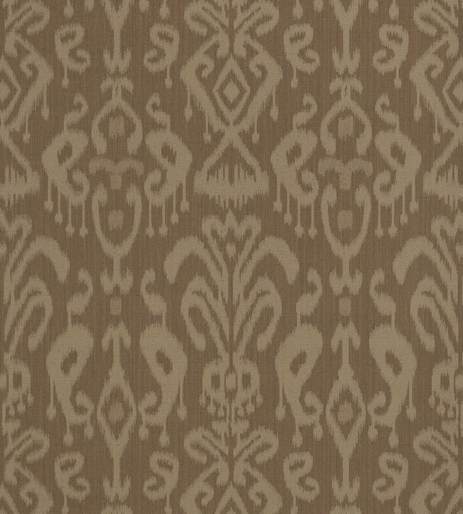 Bravado Ikat Wallpaper - Brown