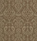 Bravado Ikat Wallpaper - Brown