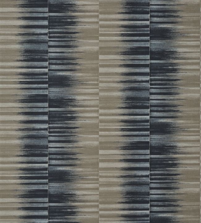 Mekong Stripe Wallpaper - Blue