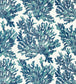 Marine Coral Wallpaper - Blue