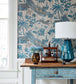 Tiger Reserve Room Wallpaper - Teal