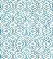 Pass A Grille Wallpaper - Teal 