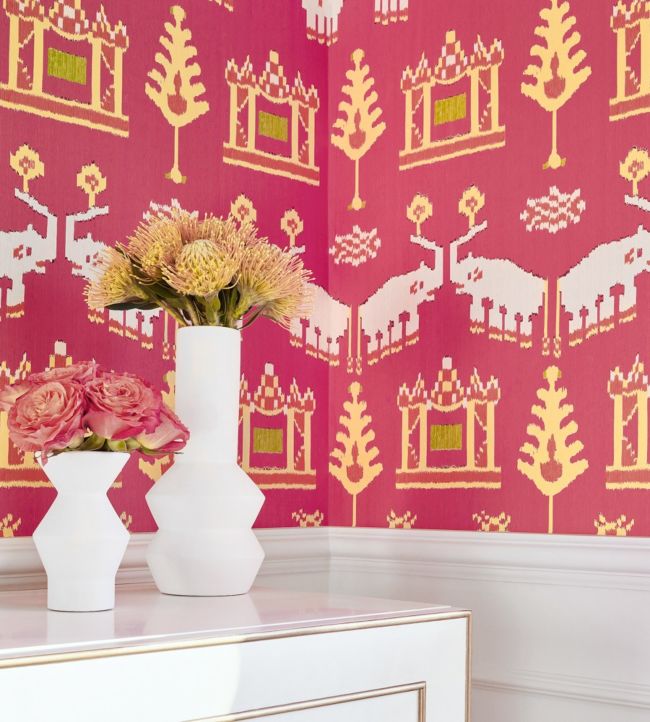 Kingdom Parade Nursey Room Wallpaper 2 - Red