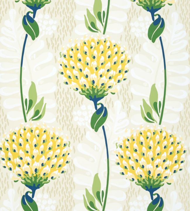 Tiverton Wallpaper - Yellow 