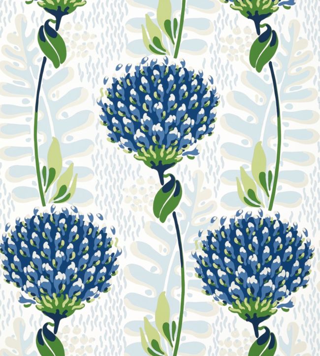 Tiverton Wallpaper - Blue