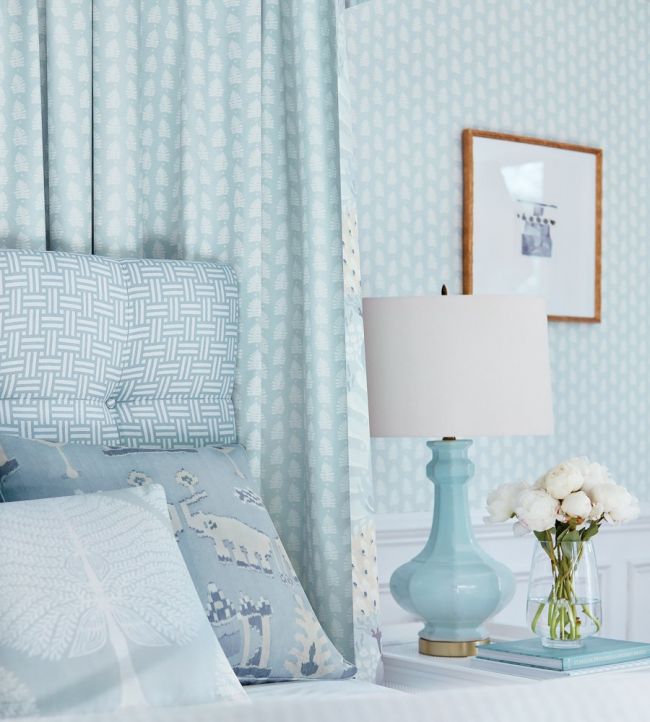 Ferndale Room Wallpaper - Teal