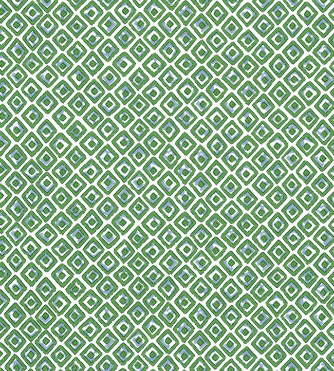 Indian Diamond Wallpaper - Green