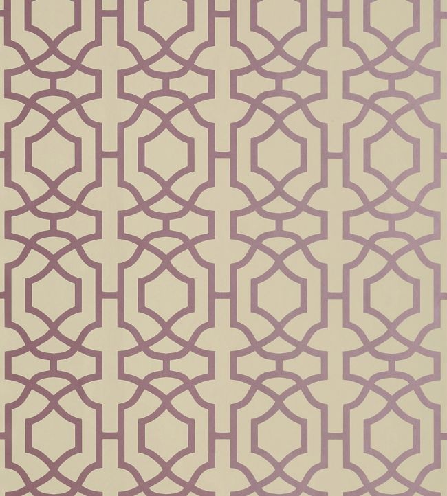 Alston Trellis Wallpaper - Purple