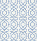 Alston Trellis Wallpaper - Blue