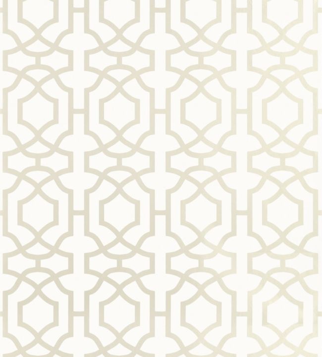 Alston Trellis Wallpaper - Cream