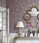 Troubadour Room Wallpaper 2 - Purple