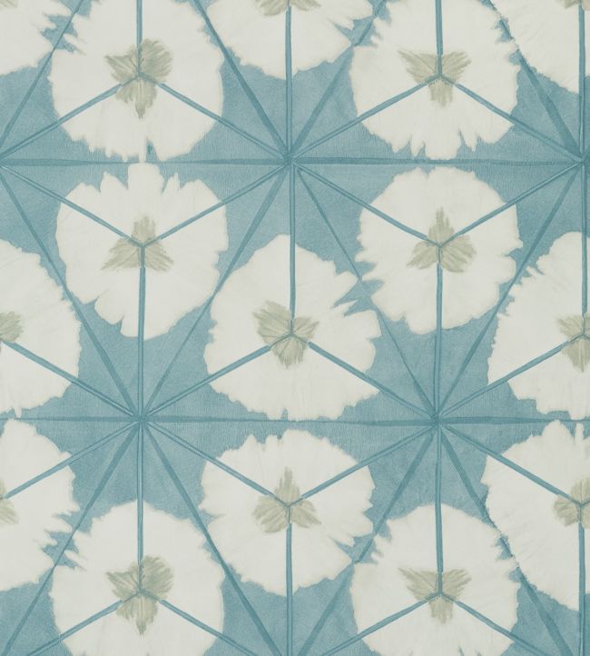 Sunburst Wallpaper - Teal 