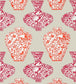 Imari Vase Wallpaper - Pink