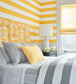 Summer Stripe Room Wallpaper - Yellow