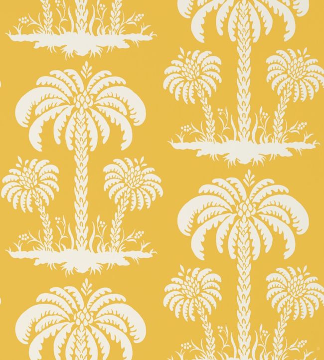 Palm Island Wallpaper - Gold 