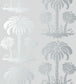 Palm Island Wallpaper - Silver