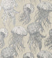 Jelly Fish Bloom Wallpaper - Gray