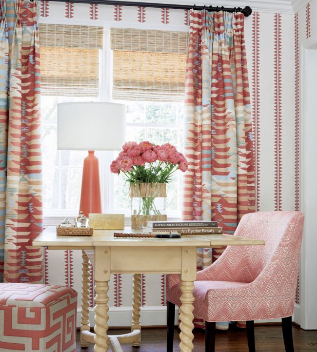 Reno Stripe Room Wallpaper 2 - Pink