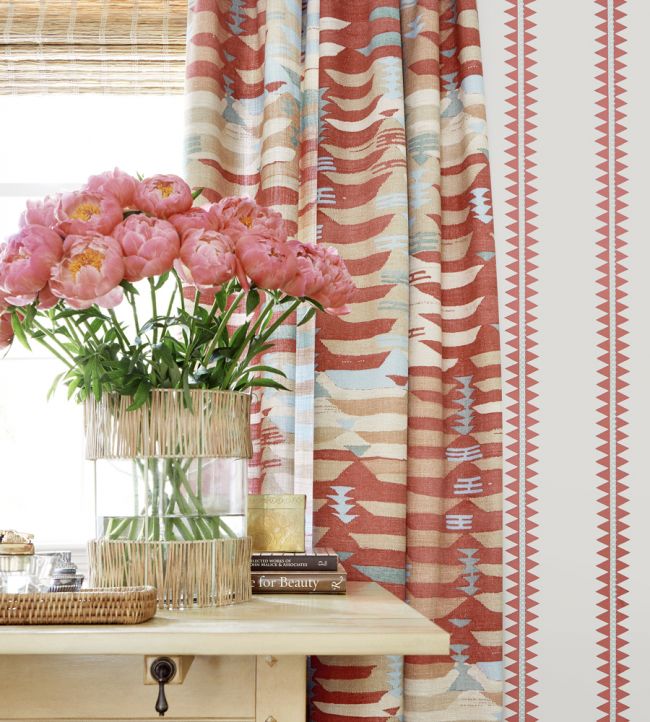 Reno Stripe Room Wallpaper 3 - Pink